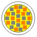 TX1313A10UX1 Chip Layout — Cross-arranged dual CCT chips