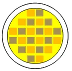 TX-H1309 Chip Layout — Cross-arranged dual CCT chips